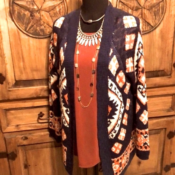 FLYING TOMATO SOUTHWEST SWEATER - Picture 5 of 10